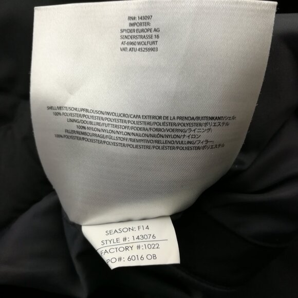 Spyder Pants Troublemaker Thinsulate Insulated Ski Snow Black Mens XL *Flaw - Picture 5 of 9